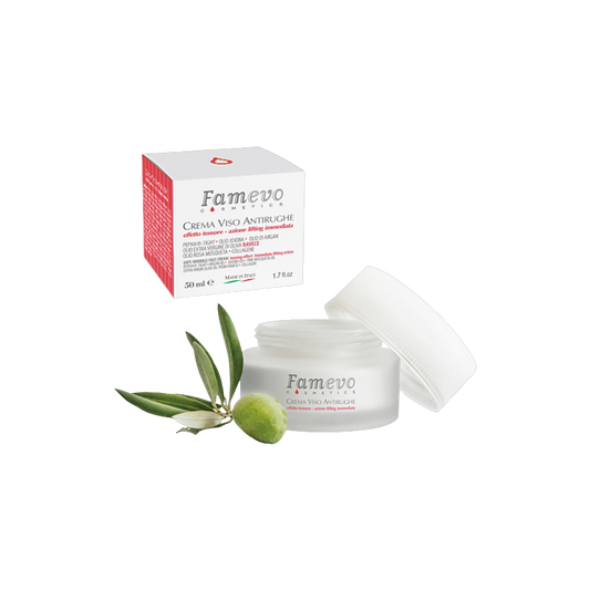 Anti-Falten-Gesichtscreme mit „straffendem Effekt”